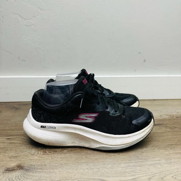 Skechers Go Walk Max Cushioning Black Pink Sneakers Women’s Size 7.5 - Picture 5 of 11